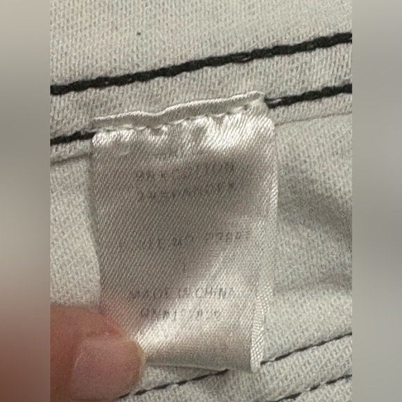 Miou Muse Wildside Leopard raw hem barrel wide leg cut jeans size Large - Picture 5 of 11